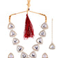 VOJ Women Silver Color stainless steel Jewellery Set - Swadesiicart