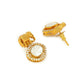 Elephant Studs with Kundan Drops - Ruby Raang | Swadesiicart