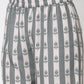 Myshka Women Grey Cotton Blend Printed Sleeveless Round Neck Kurta With Sharara & Dupatta Set | Swadesiicart