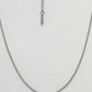 NVR Women's Set of 2 Silver & Gold Rhodium-Plated Minimal Chain | Swadesiicart