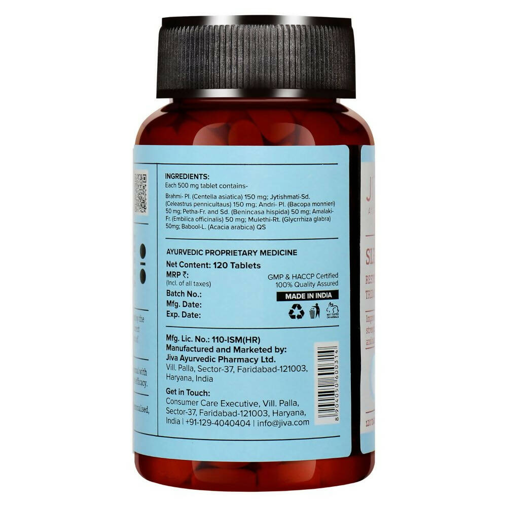 Jiva Ayurveda Sleep Well Tablets - Swadesiicart