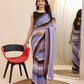 Multi Georgette Designer Printed Ready To Wear Saree - Ibiza | Swadesiicart