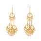 Nuyug 18k Golden Ring Pearl Drops Anti Tarnish Earrings | Swadesiicart