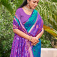 Shree Shyam Fashion Rama Blue Pochampally Silk Saree