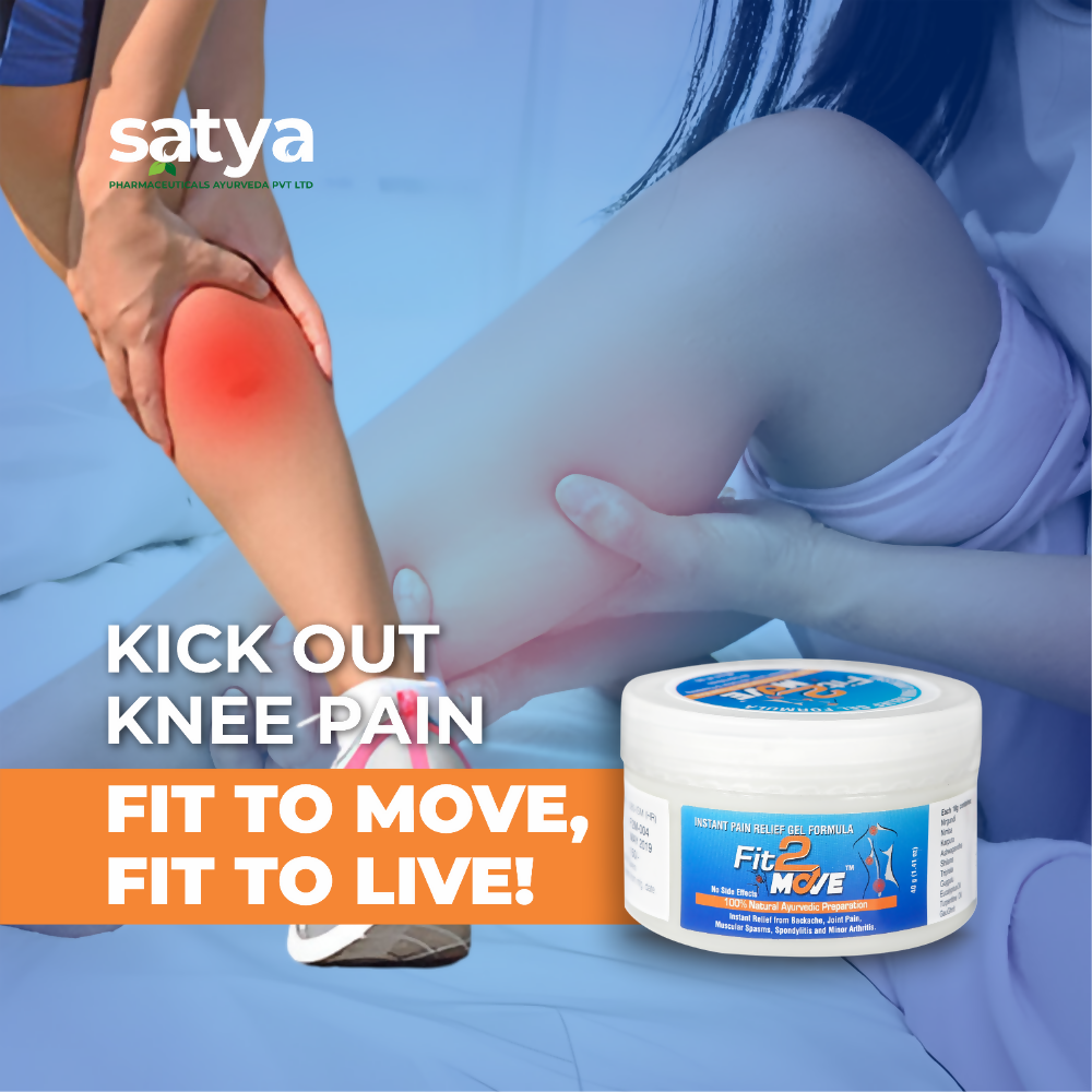 Satya Pharmaceuticals Ayurveda Fit-2 Move Instant Pain Relief Gel | Swadesiicart