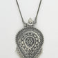 NVR Women's Elegant Silver Oxidised Brass Necklace | Swadesiicart