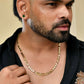 VOJ Gold-Polished Designer Chain For Men | Swadesiicart