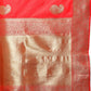 Lorenvalley Fashion Red Soft Silk Woven Design Gold Zari Weaving Saree - Swadesiicart