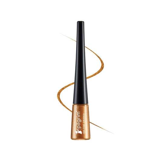 Pilgrim Metallic Eyeliner Boldly Bronze, Long Lasting & Smudge Proof Enriched With Argan Oil - Pilgrim