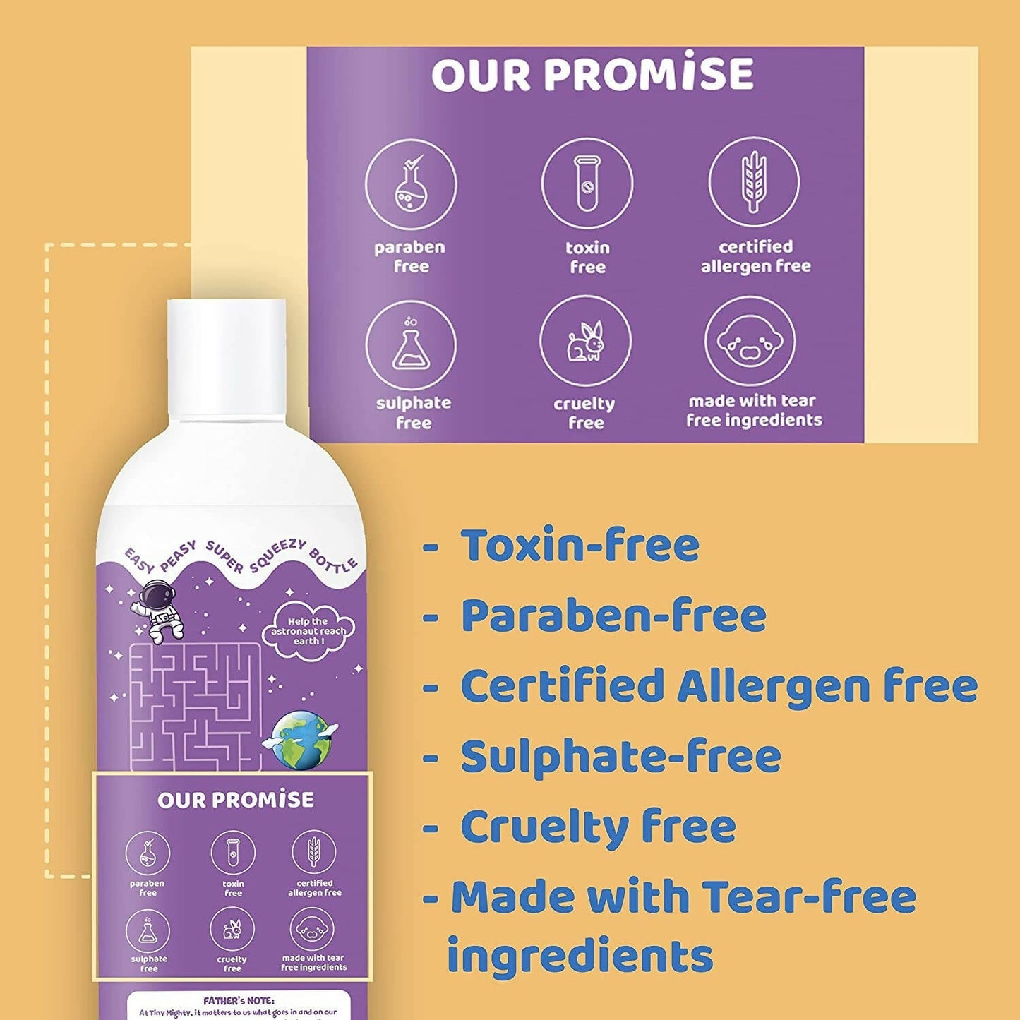 Tiny Mighty Kid Shampoo - Swadesiicart