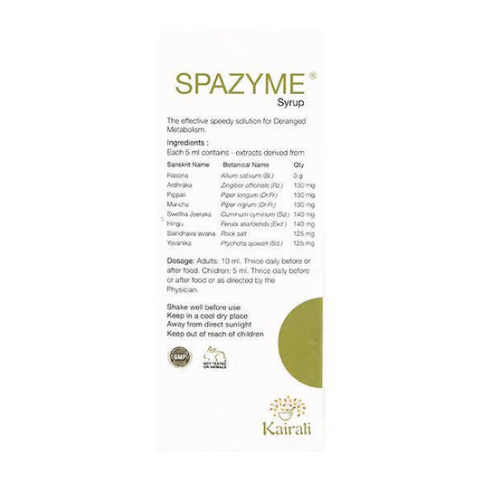 Spazyme Syrup online