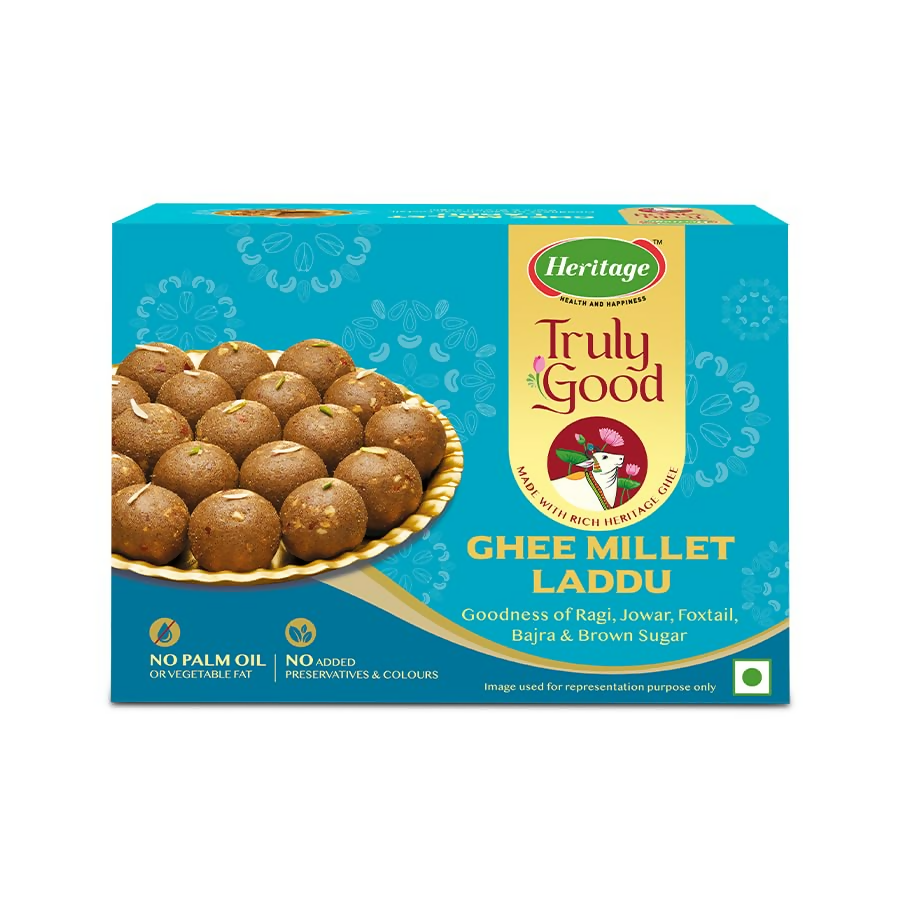 Heritage Pure Ghee Millet Laddu | Swadesiicart