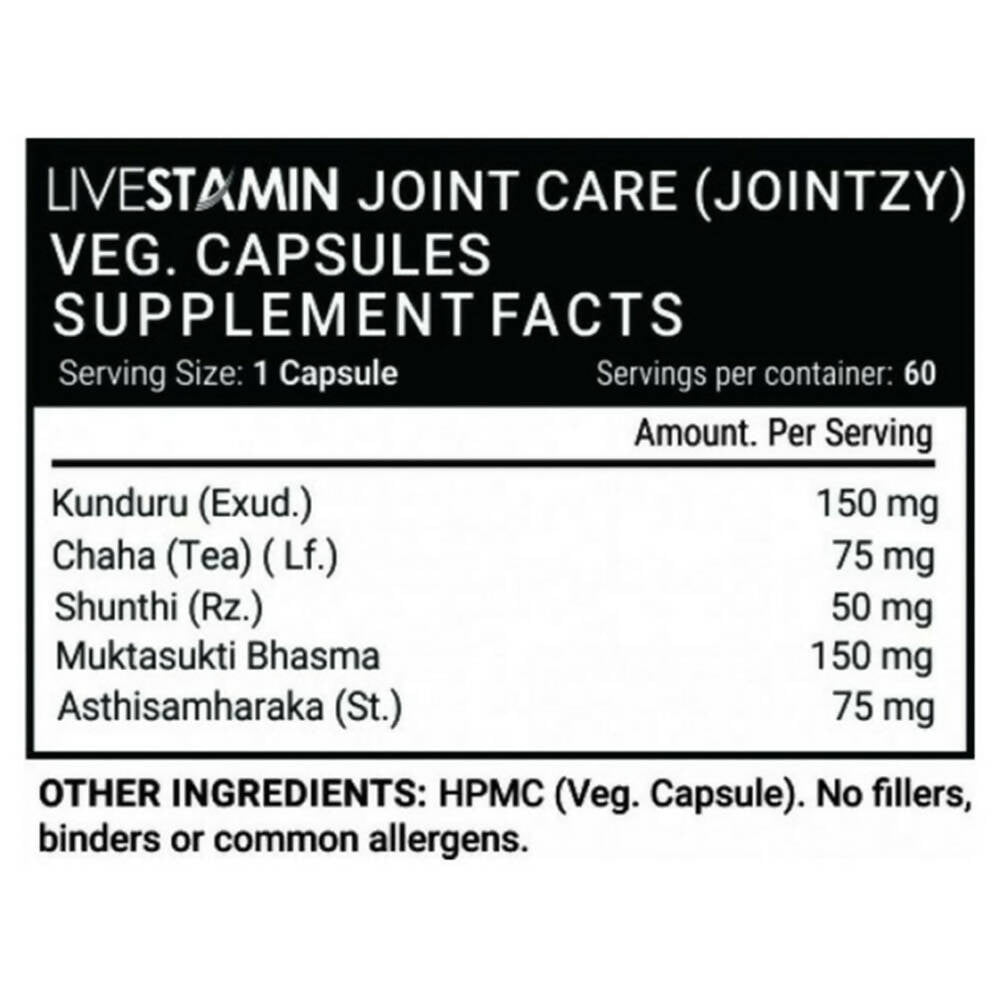 Livestamin Joint Care Jointzy Capsules - Swadesiicart