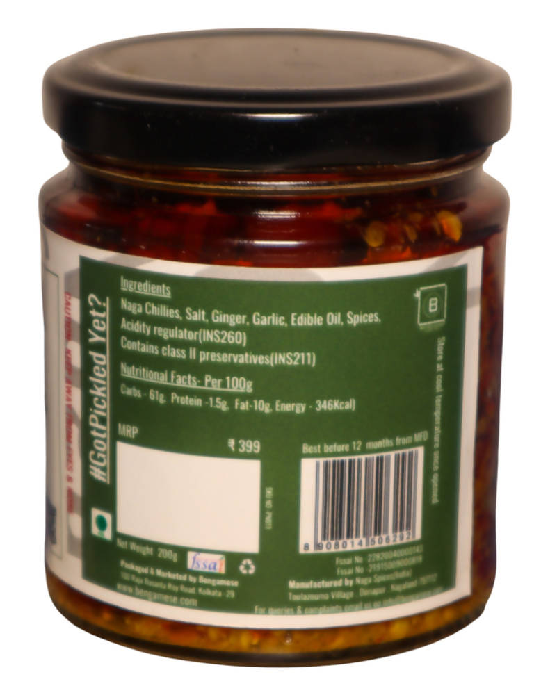 Bengamese Naga Chilli Pickle - Swadesiicart