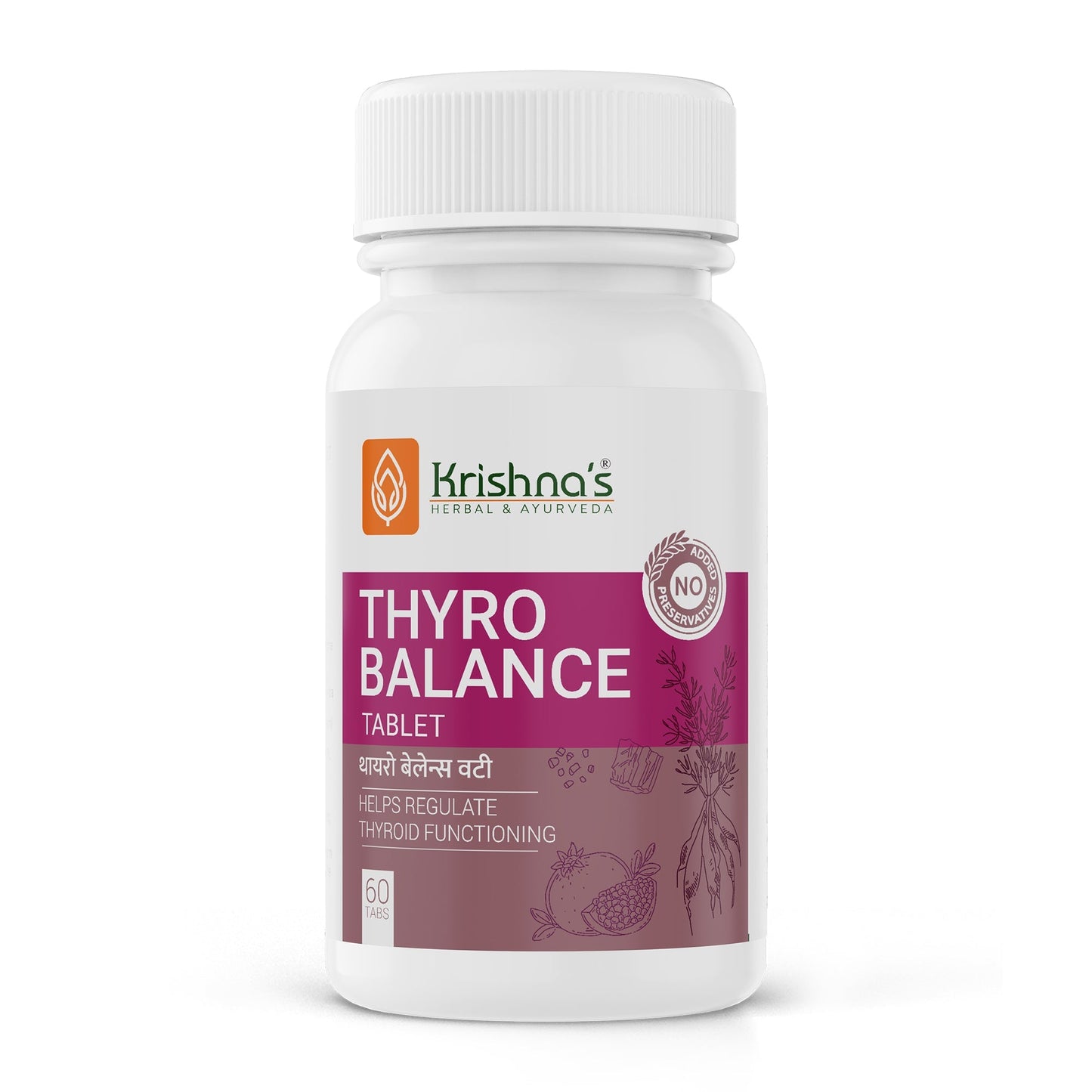 Krishna'S Herbal & Ayurveda Thyro Balance Tablets | Swadesiicart