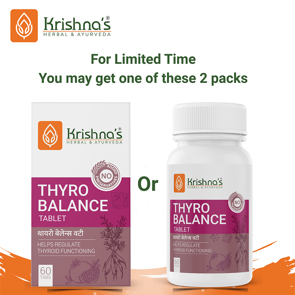 Krishna'S Herbal & Ayurveda Thyro Balance Tablets | Swadesiicart