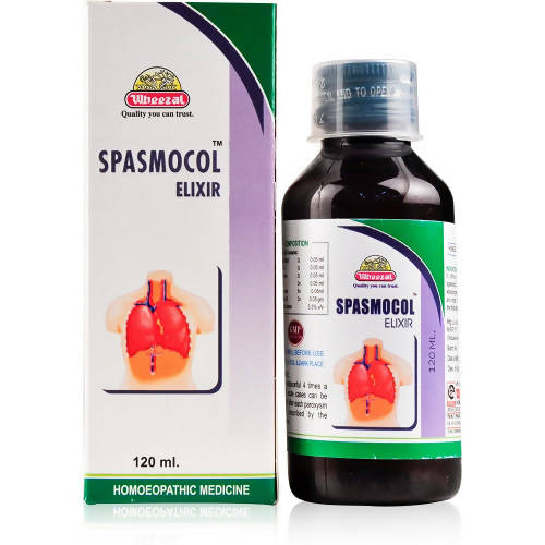 Wheezal Homeopathy Spasmocol Elixir | Swadesiicart