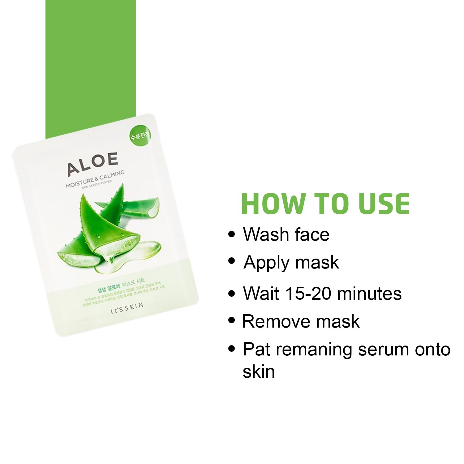 It's Skin The Fresh Aloe Mask Sheet - Swadesiicart