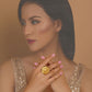Golden Ring (Gold) - Ruby Raang | Swadesiicart