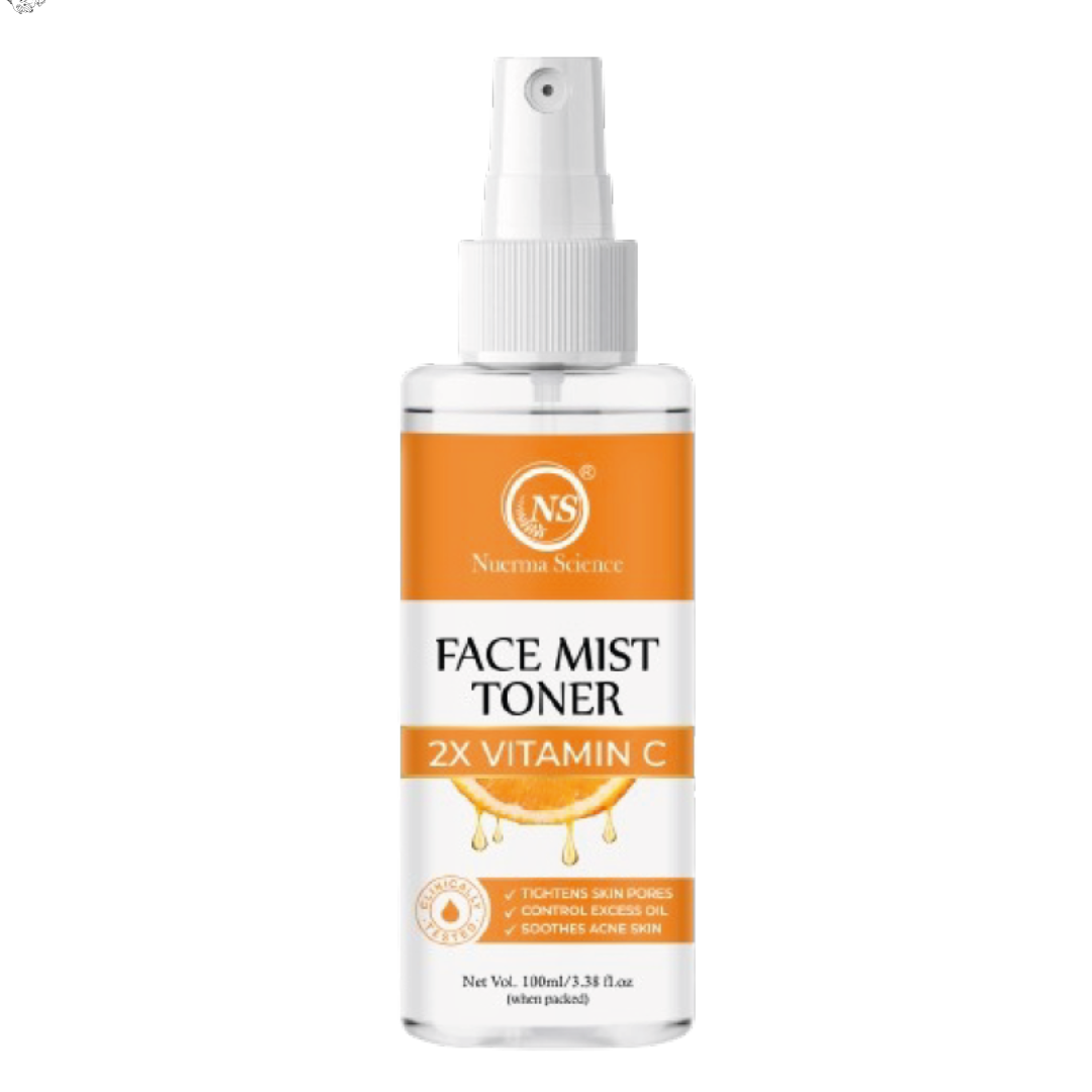Nuerma Science 2X Vitamin C Face Mist Toner to Reduce Dark Spots & Hyperpigmentation | Swadesiicart