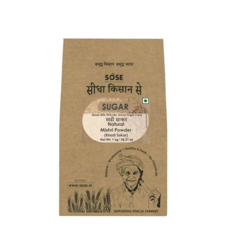 Gir Sidha Kisan Se Natural Mishri Powder (Khadi Sakar) | Swadesiicart