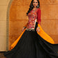 AI Fashion Black Crepe Designer Navratri Wear Lehenga Choli Collection