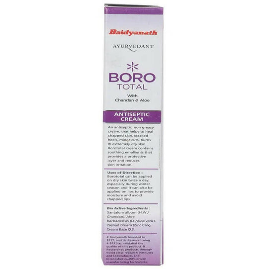 Baidyanath Jhansi Ayurvedant Boro Total Antiseptic Cream - Swadesiicart