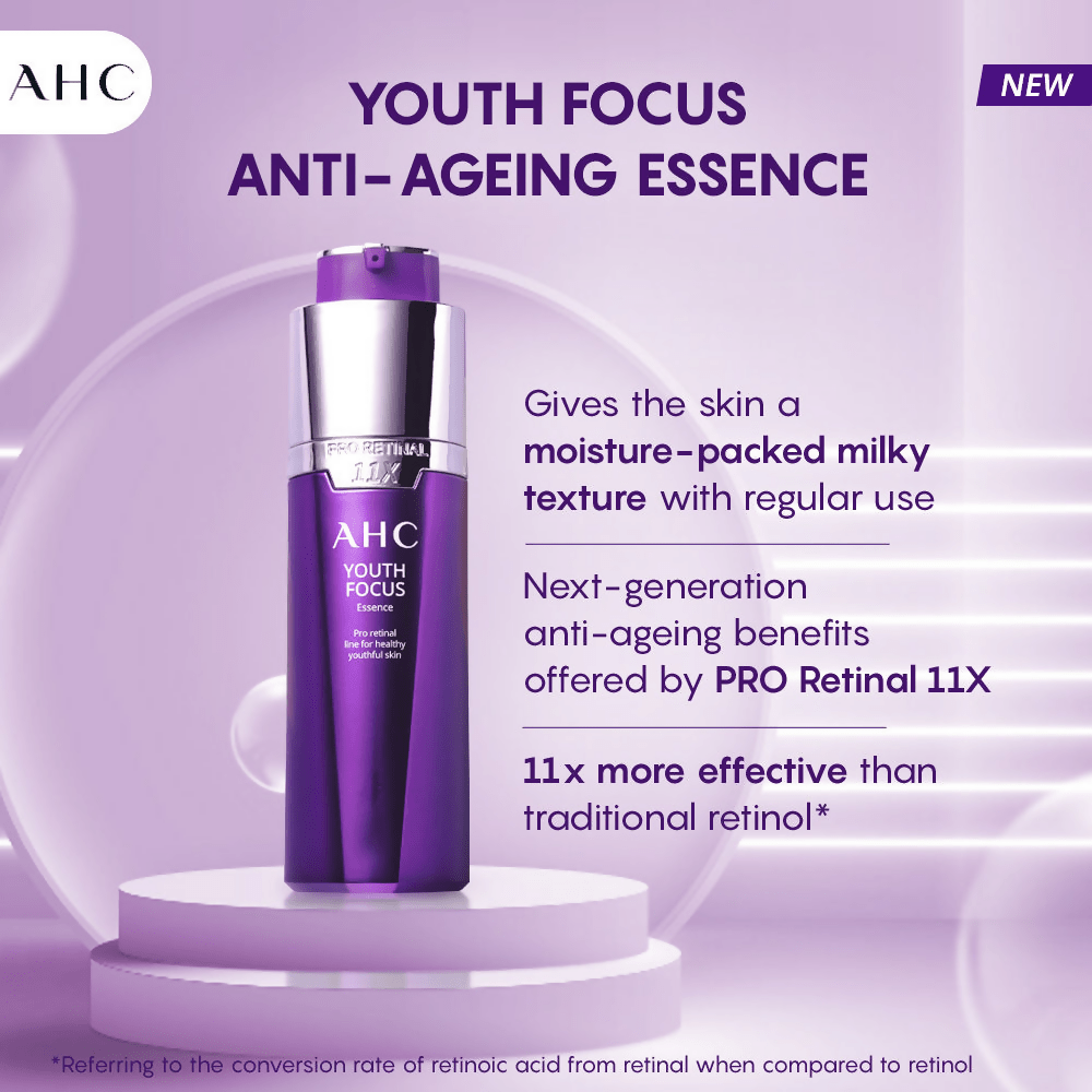 AHC Youth Focus Essence Anti-Aging Facial Essence Serum - Korean skincare | Swadesiicart