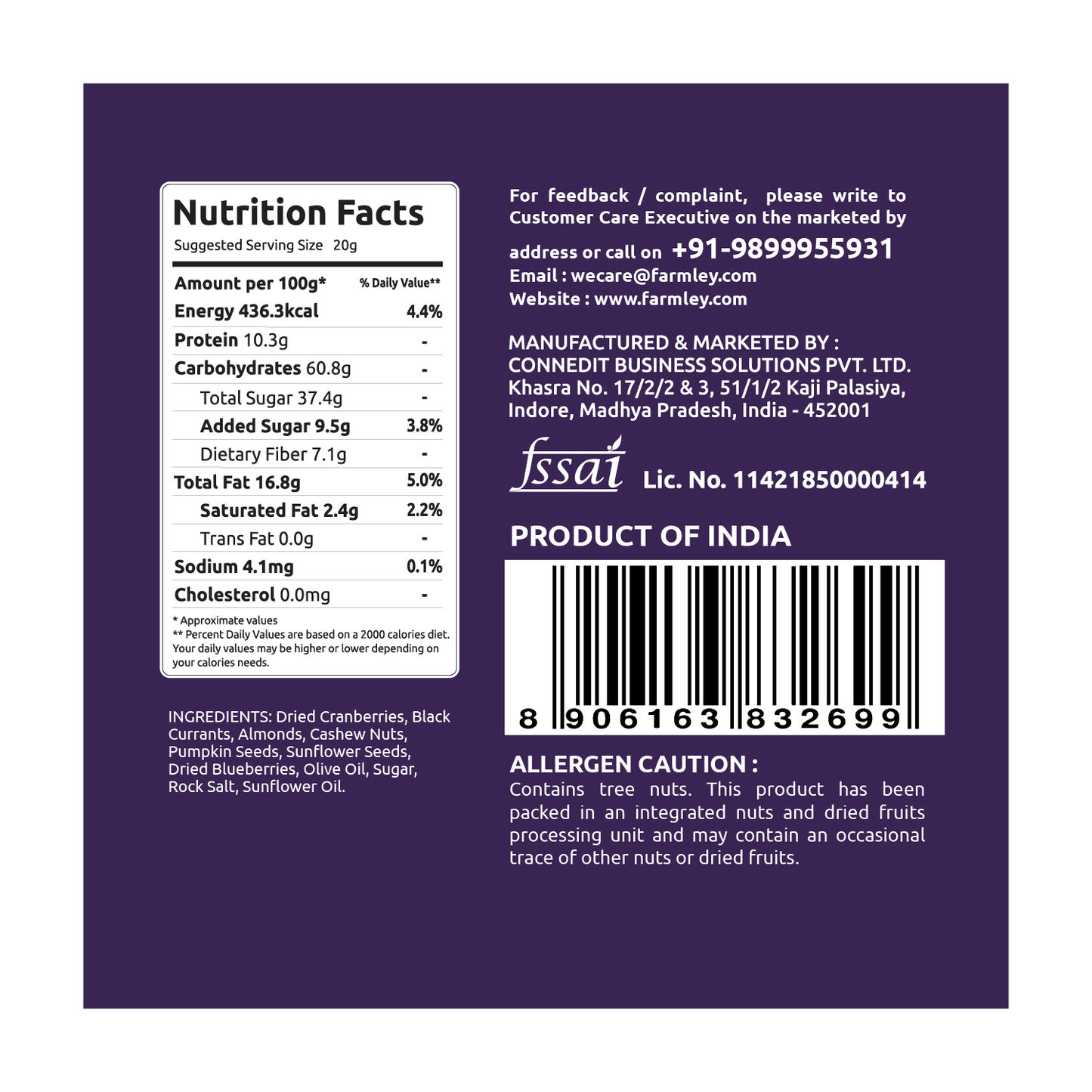 Farmley 7-in-1 Trail Mix