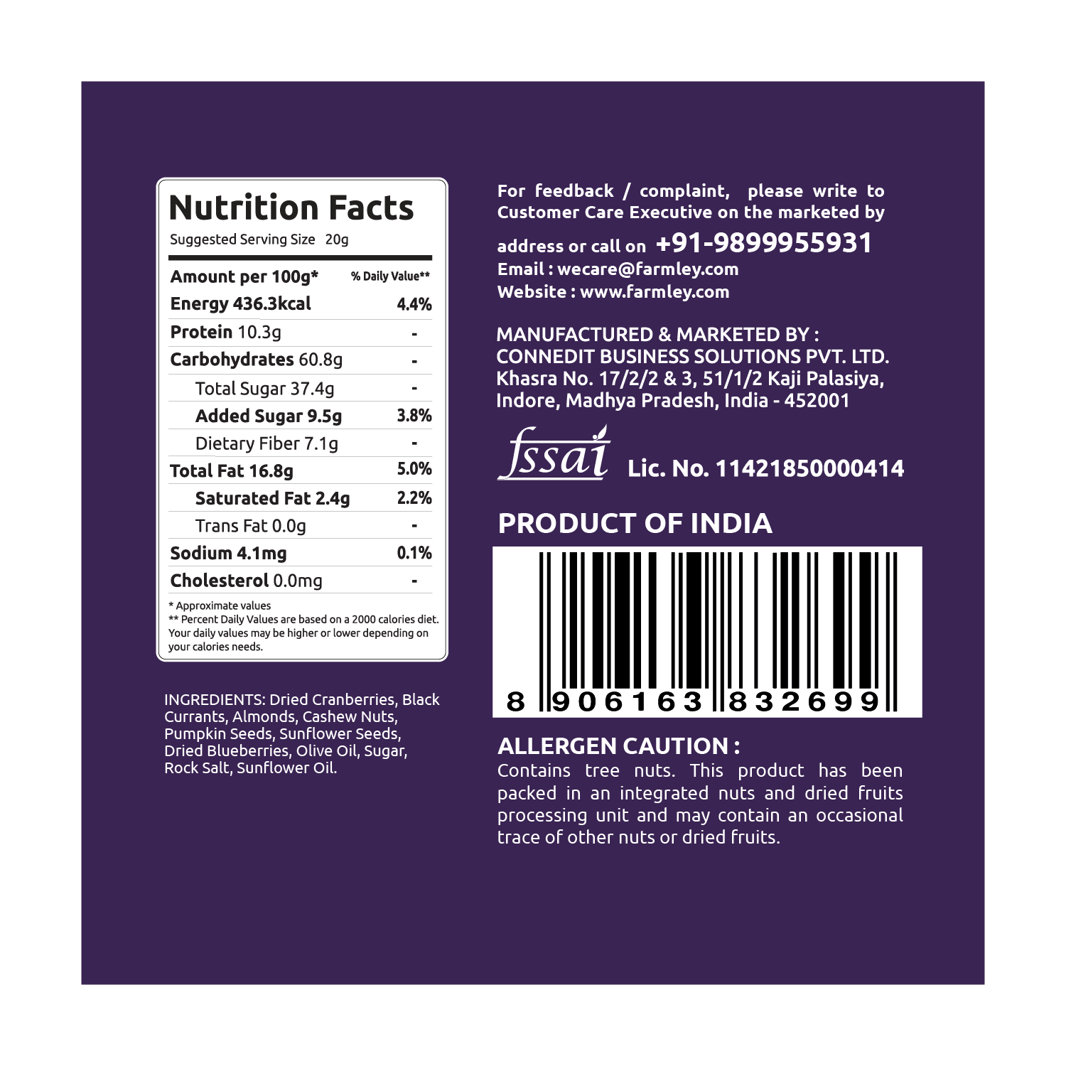 Farmley 7-in-1 Trail Mix