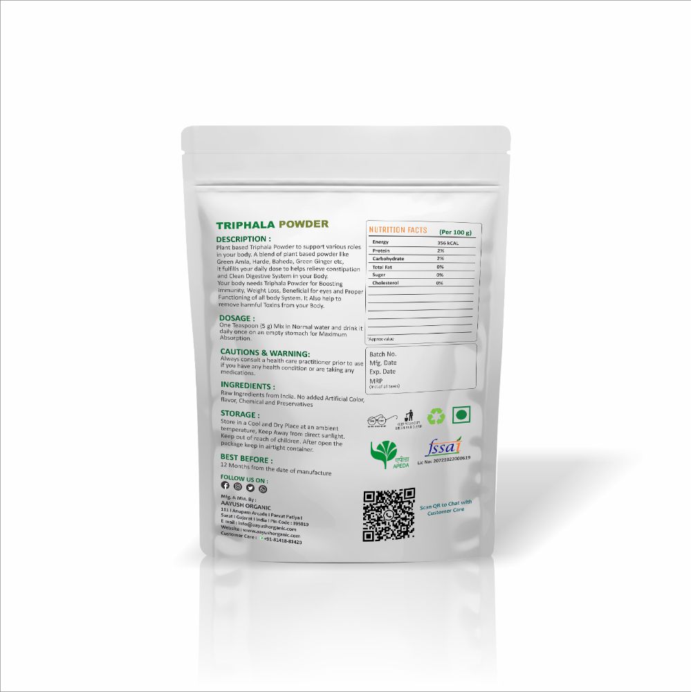 AO Organic Triphala Powder - Swadesiicart