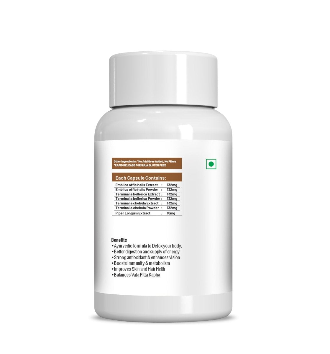 Ae Naturals Thripala Detox Capsules - Swadesiicart