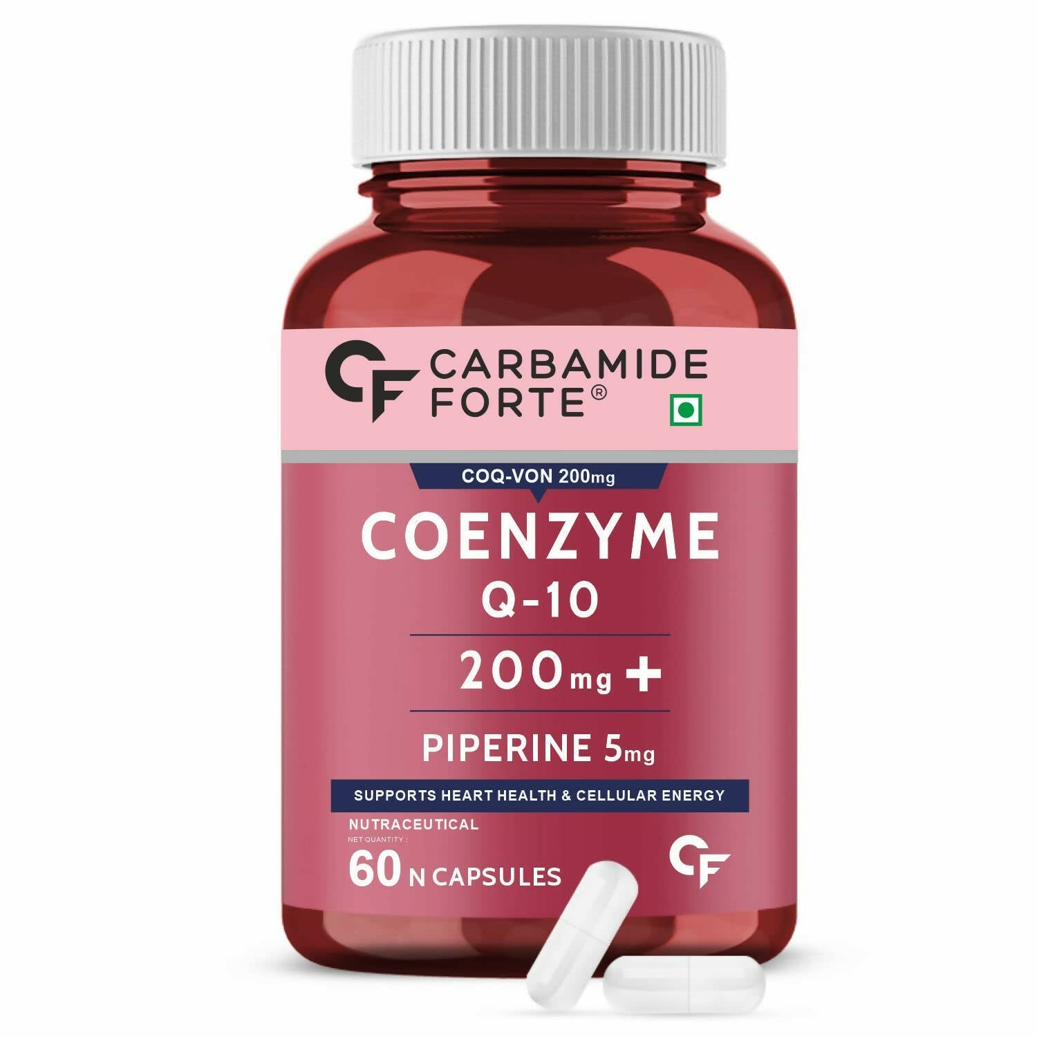 Carbamide Forte Coenzyme Q10 with Piperine Capsules | Swadesiicart