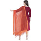 A R Silk Orange Color Regular Dupattas and Chunnis