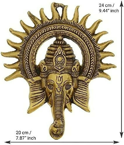 Smizzy Metal Ganesha Idol - Swadesiicart