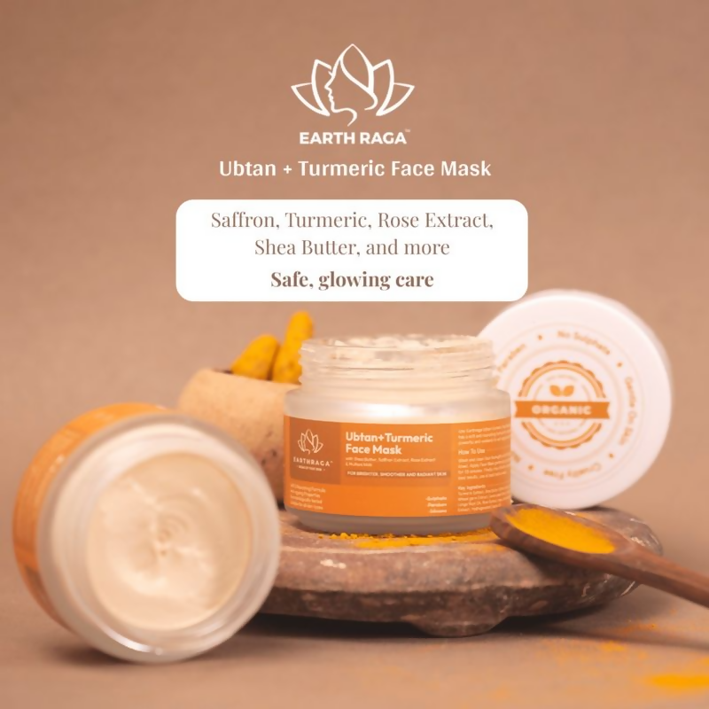 Earthraga Ubtan And Turmeric Face Mask | Swadesiicart