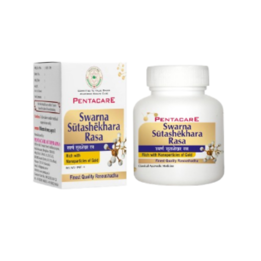 Pentacare Ayurveda Swarna Sutashekhara Rasa | Swadesiicart