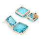Blue Duet Stone Earrings- Ruby Raang | Swadesiicart