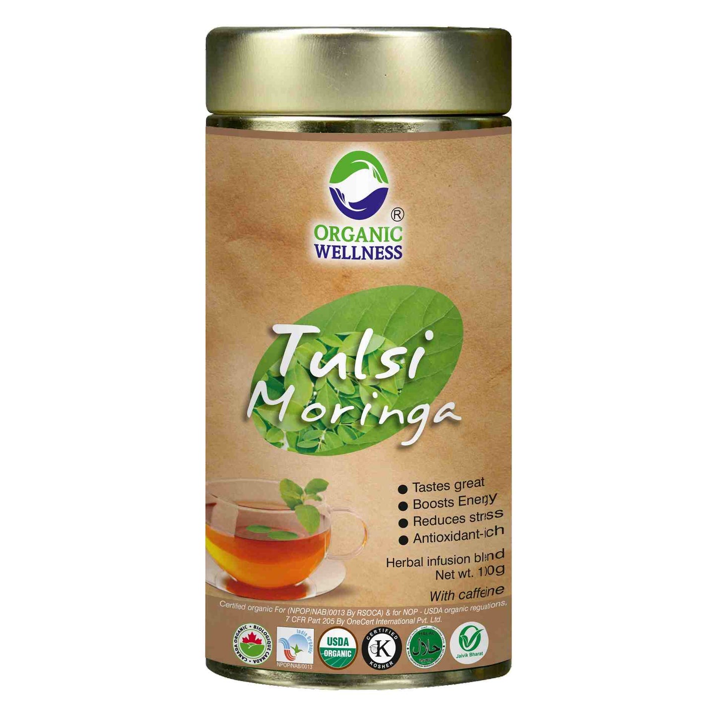 Organic Wellness Tulsi Moringa Tin Pack - Organic Wellness Products Private Limited