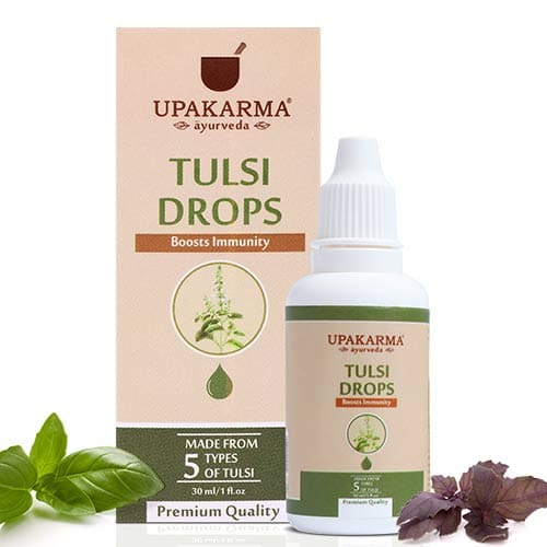 Upakarma Ayurveda Tulsi Drops Boosts Immunity - UPAKARMA AYURVEDA