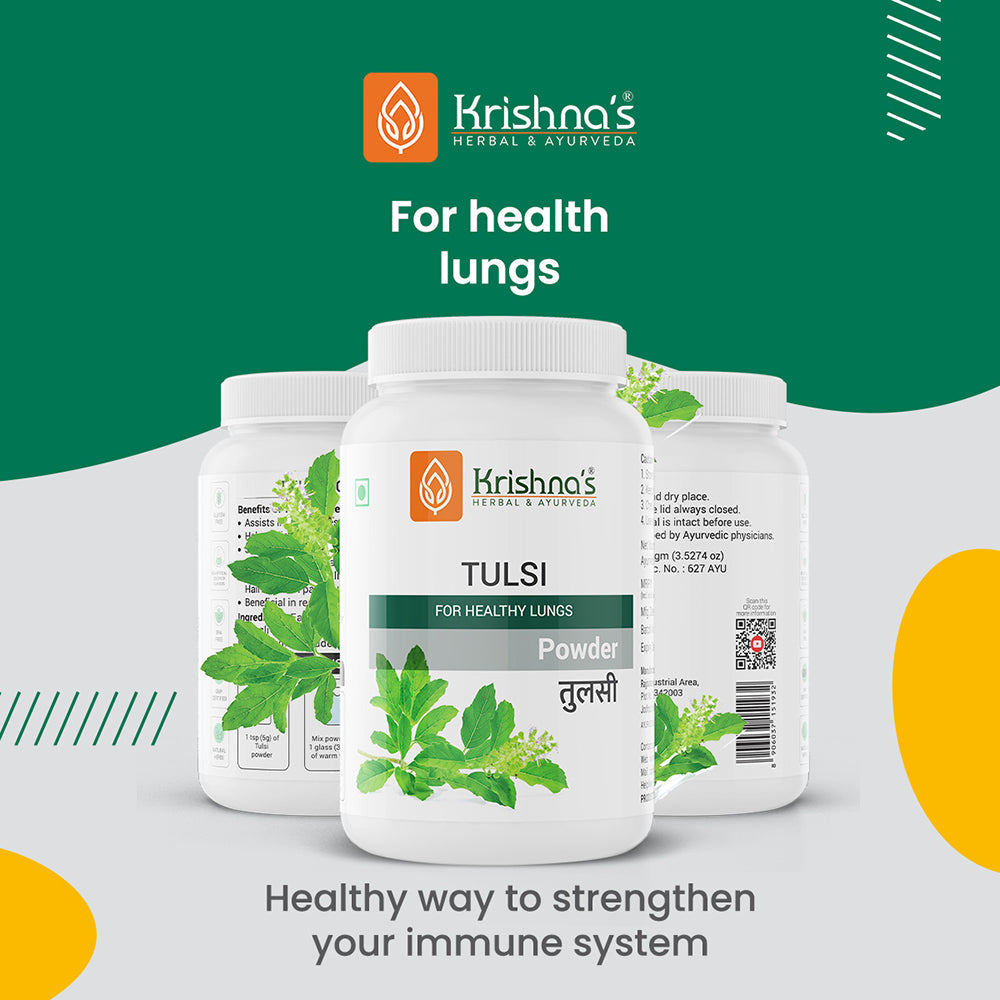 Krishna'S Herbal & Ayurveda Tulsi Powder | Swadesiicart