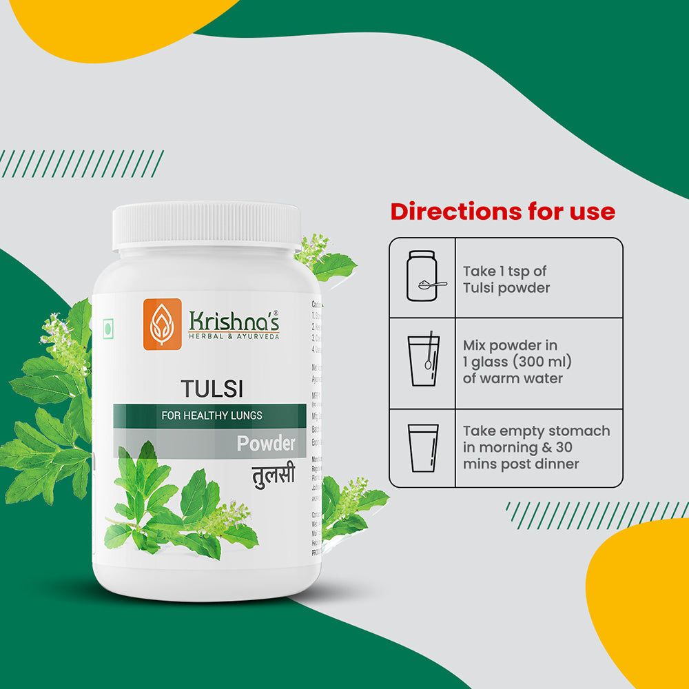 Krishna'S Herbal & Ayurveda Tulsi Powder | Swadesiicart