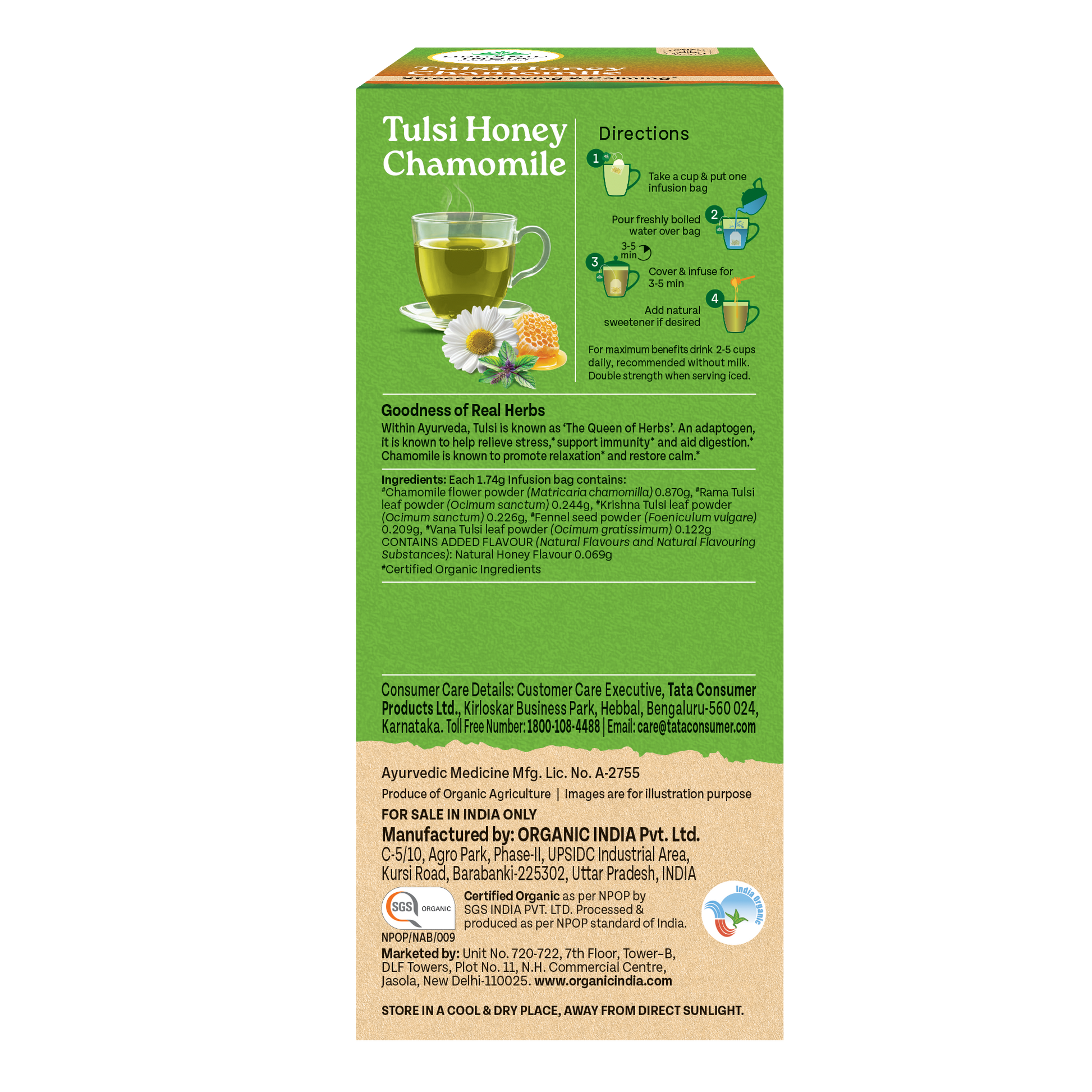 Tulsi Honey Chamomile
