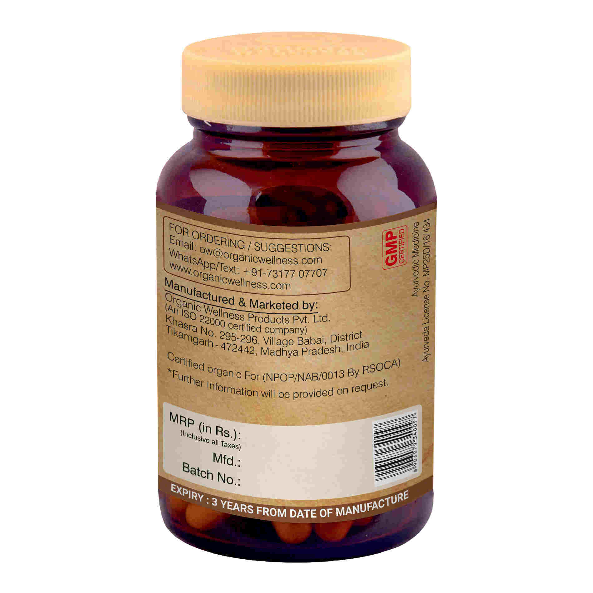 Organic Wellness Turmeric C+ - Swadesiicart