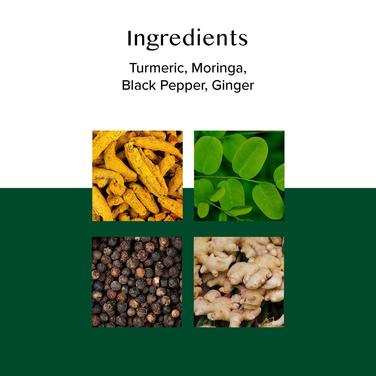 Turmeric Moringa Herbal Tea Tisane, 100 Count