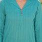 Yufta Turquoise Blue Co-Ord Set - Swadesiicart