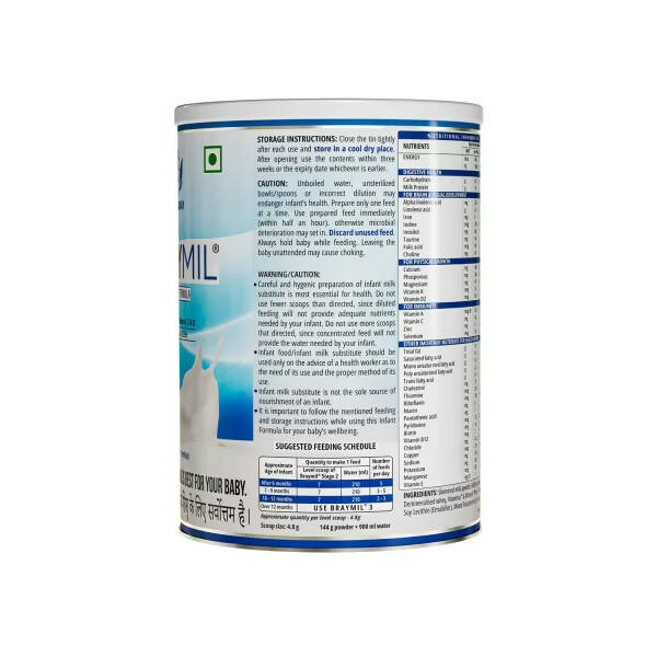 Braymil Follow Up Formula 2 From 6-12 Months Powder | Swadesiicart