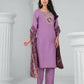 Ethnic Festive Wear Rayon Wine Stitched Suit With Dupatta - Tanisha | Swadesiicart