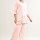 Joban Fashion Peach Pink Cotton Coord Set - Swadesiicart