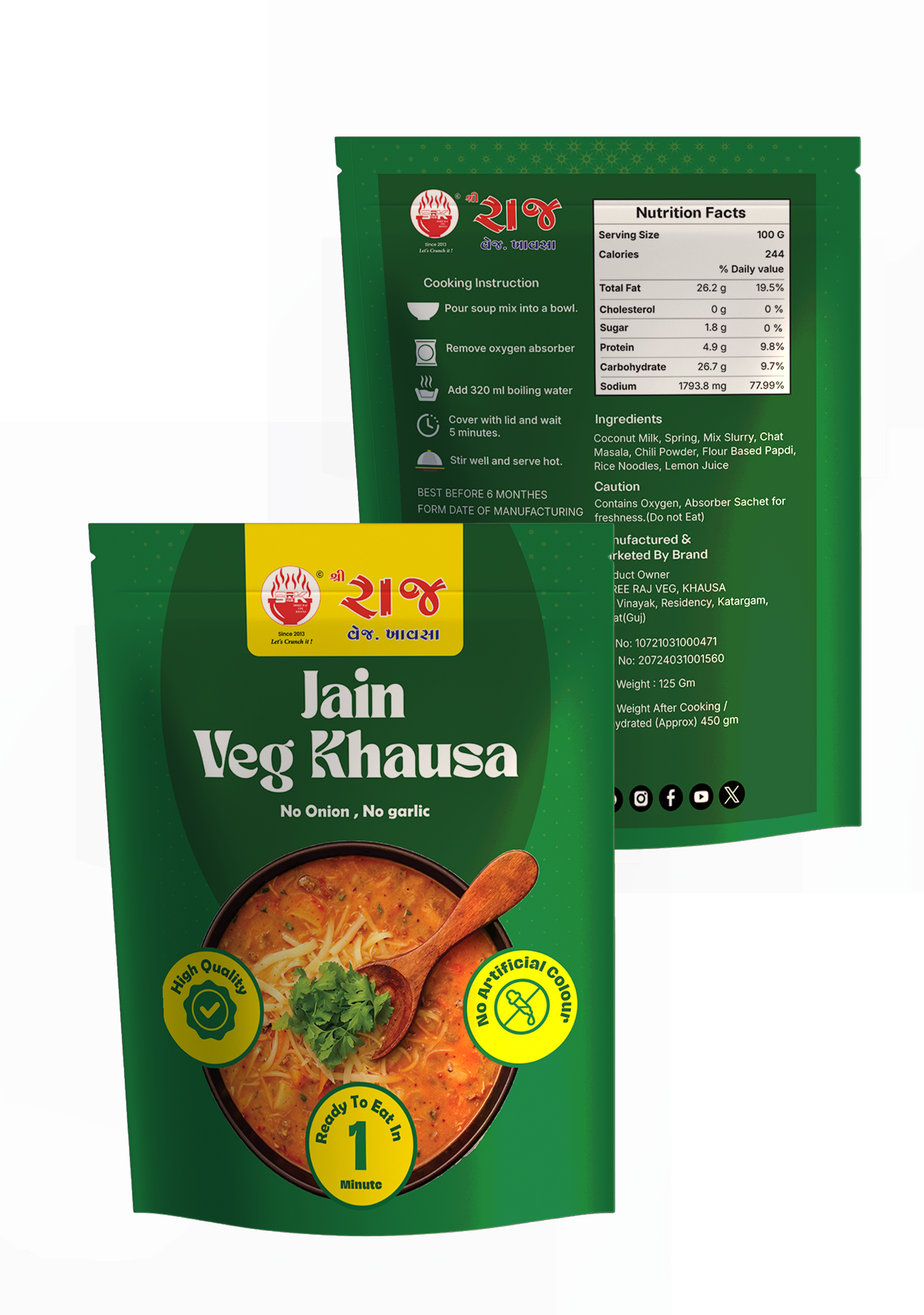 Raj Veg Jain Khausa (95g)